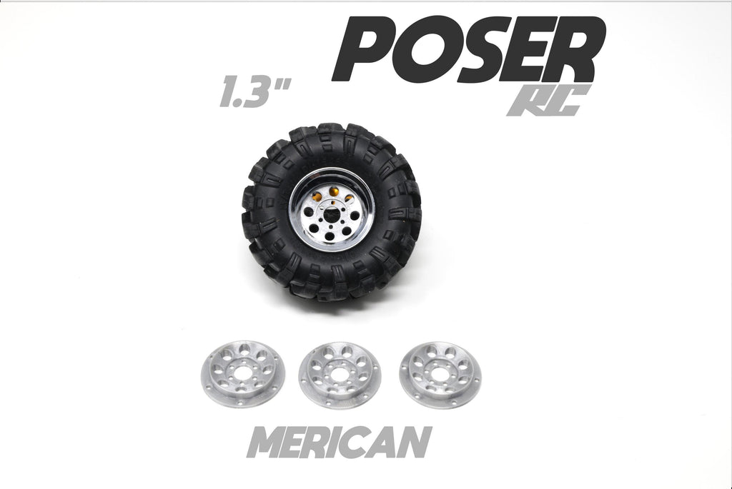 DishArt-MERICAN - 1.3" Wheel Inserts