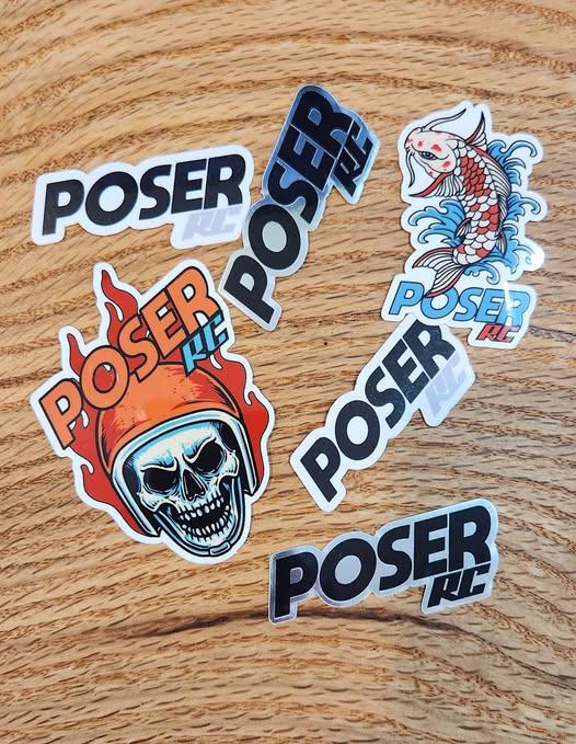 Poser RC Sticker Packs