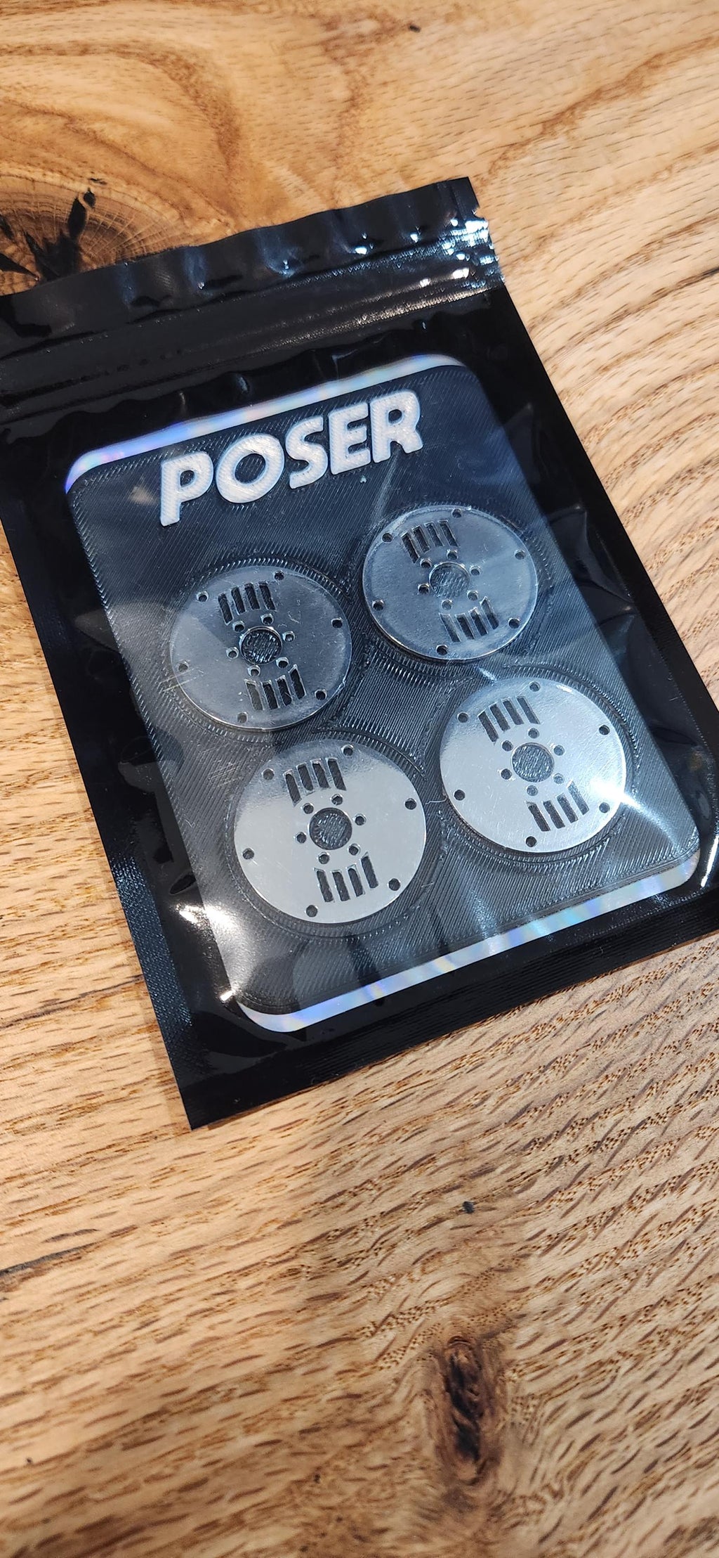 Stainless DiscArt-V1 1.3" Wheel Insert
